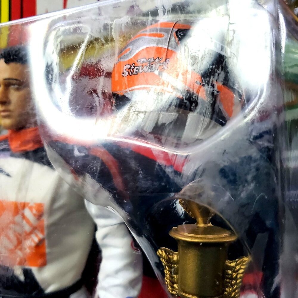 Tony Stewart #20 NASCAR 2003 Action Figure By Jakks Pacific Road Champs 6 inch - Picture 8 of 12